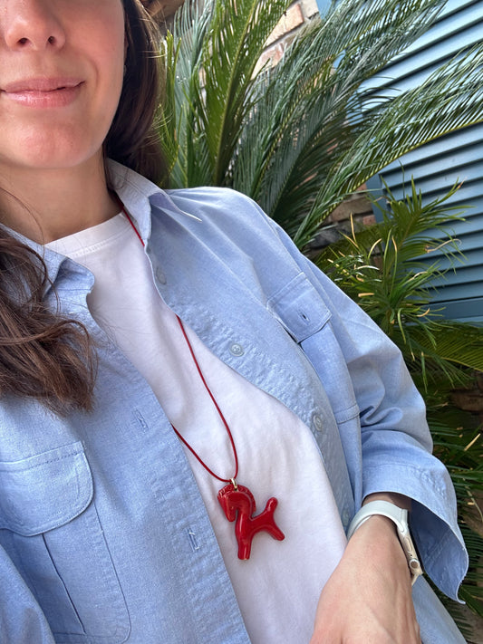 Zawieszka ceramiczna konik