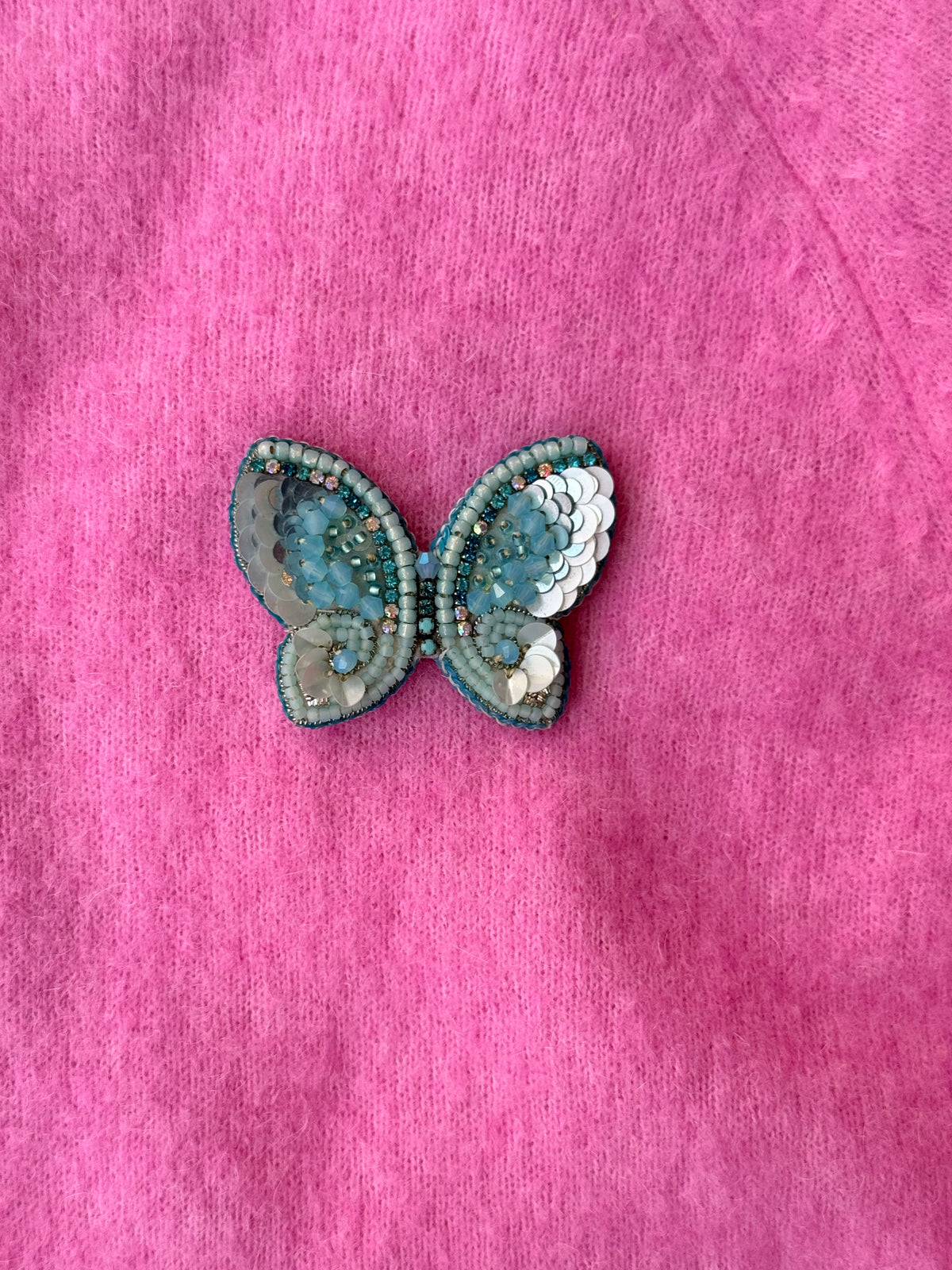 Broszka SYMBOL Motyl Sky