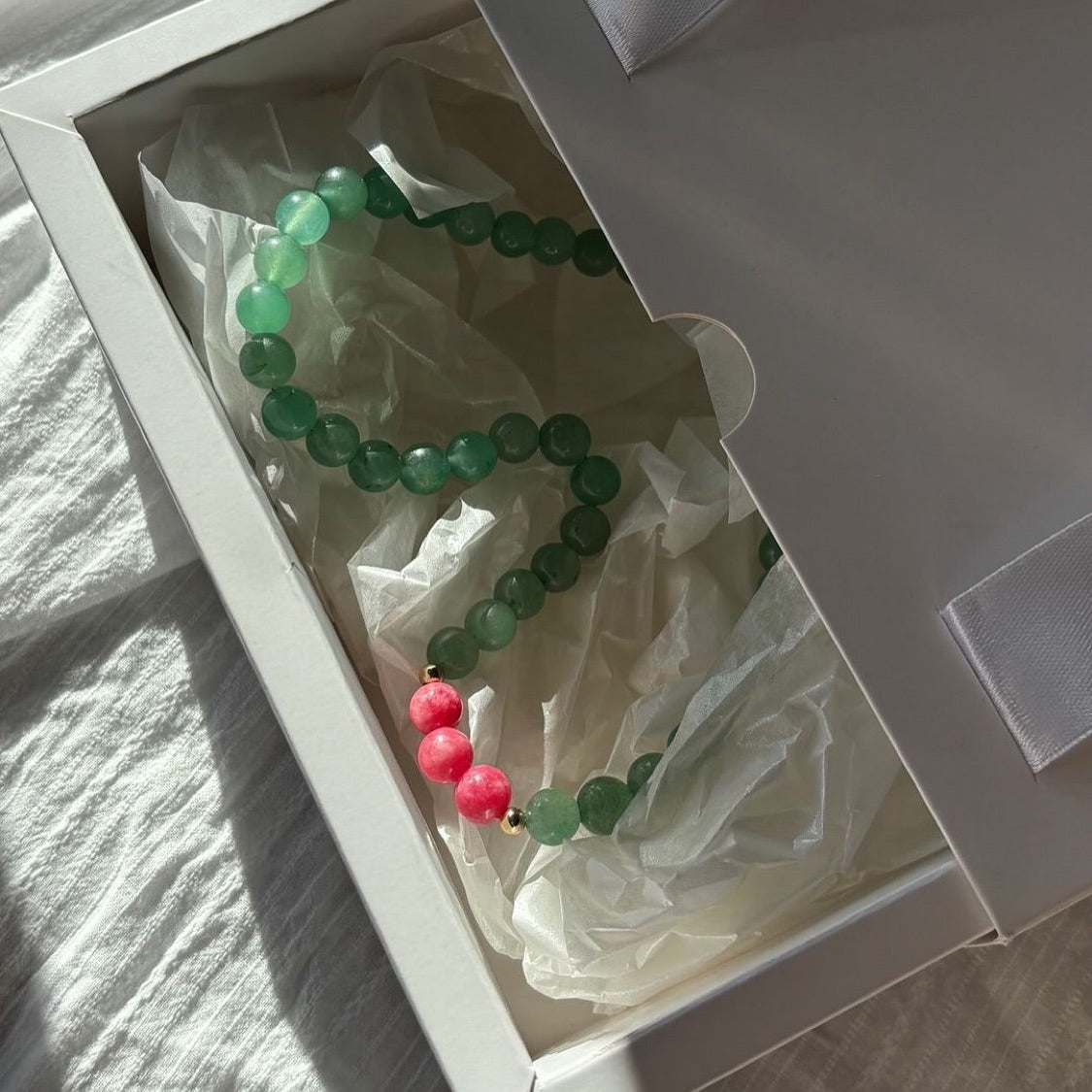 Naszyjnik MOZAIKA Green Rose