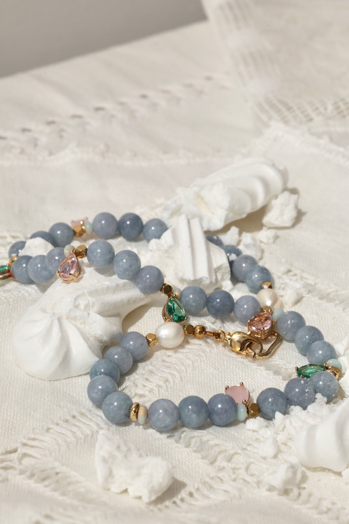 Naszyjnik MOZAIKA Sky Pearl Crystal